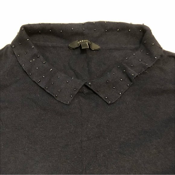 BOGO Free🦋 Van Heusen Navy Lightweight Collared Sweater - Picture 5 of 12